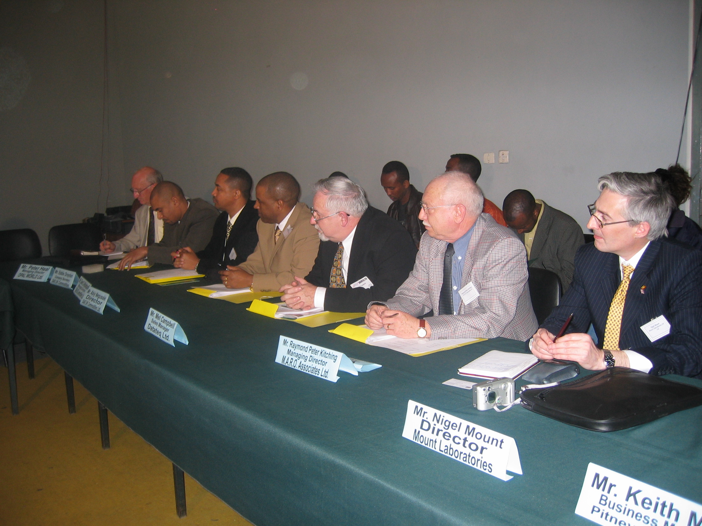 British Outward Trade Mission Delegates at the Joint Conference in Addis Ababa, Ethiopia