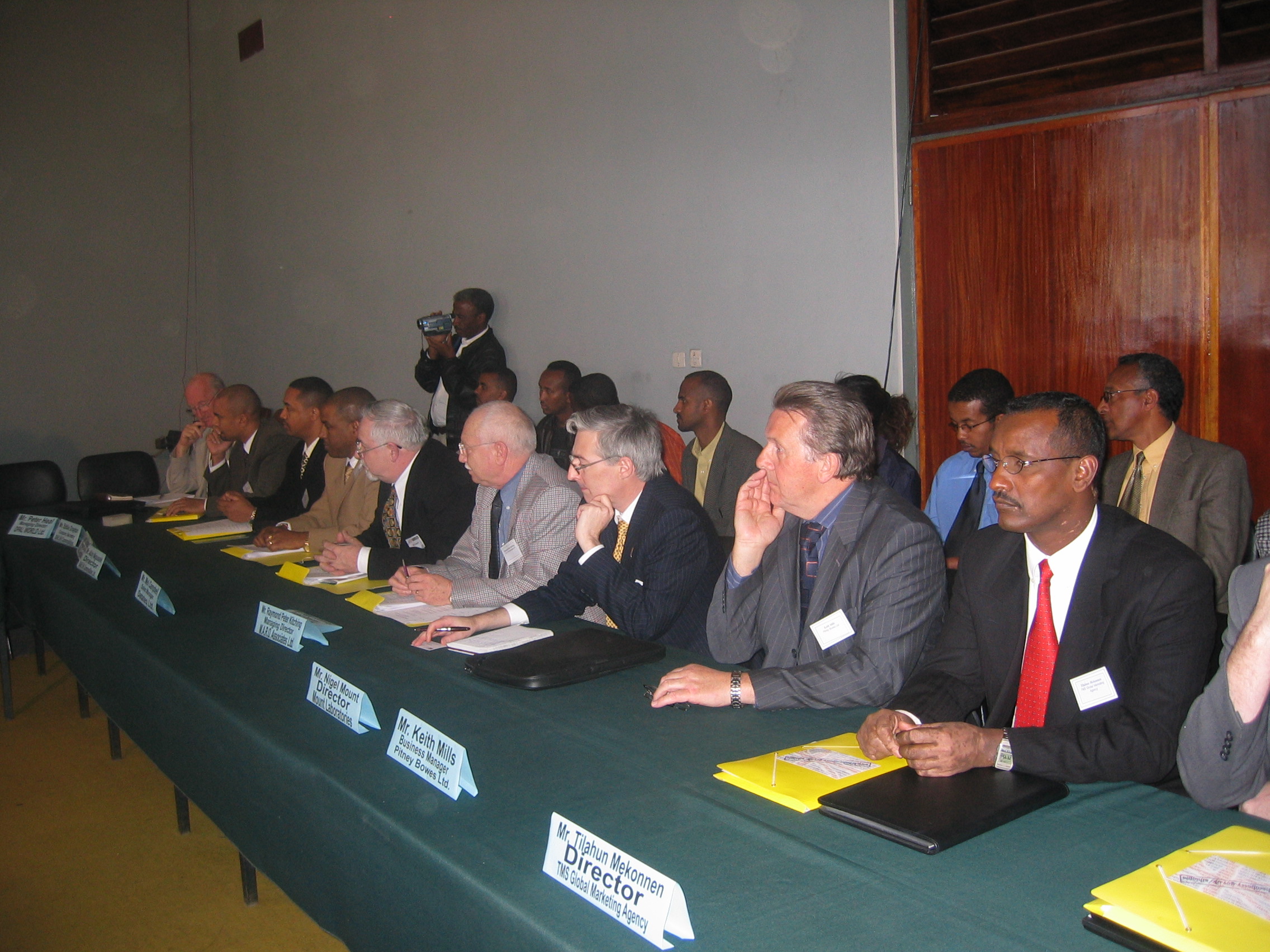 Mr Tilahun Mekonnen, Managing Director of TMS Global Marketing and Member of the British outward Business Delegate in Ethiopia